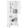 Elegant Highboard in White - 69.5x34x180 cm | Hipo Market