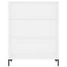 Elegant Highboard in White - 69.5x34x180 cm | Hipo Market