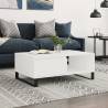 Coffee Table White 90x60x35 cm Engineered Wood Colour white Quantity in Package 1 