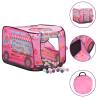 Children Play Tent with 250 Balls Pink 70x112x70 cm Colour multicolour 2 Quantity in Package 1 