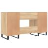 Elegant Sonoma Oak Desk - 140x50 cm for Home Office