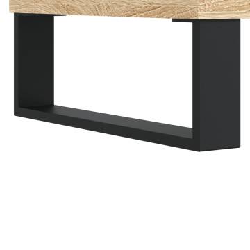 Elegant Sonoma Oak Desk - 140x50 cm for Home Office