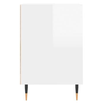 High Gloss White TV Cabinet - Stylish & Practical Design