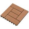 22 pcs WPC Decking Tiles 30x30 cm | Durable Outdoor Flooring