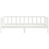 Day Bed White Solid Pinewood 90x200 cm | HipoMarket