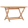 Folding Garden Table 160x80 cm - Solid Teak Wood | HipoMarket