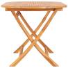 Folding Garden Table 160x80 cm - Solid Teak Wood | HipoMarket