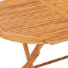 Folding Garden Table 160x80 cm - Solid Teak Wood | HipoMarket