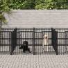 Outdoor Dog Kennel Steel 15.02 m² - Safe & Durable Home