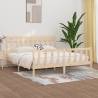 Bed Frame Solid Wood Pine 180x200 cm Super King Size Colour natural Size 180 x 200 cm 