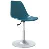 Swivel Dining Chairs 4 pcs Turquoise PP - Stylish & Comfort