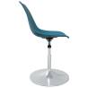 Swivel Dining Chairs 4 pcs Turquoise PP - Stylish & Comfort