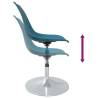 Swivel Dining Chairs 4 pcs Turquoise PP - Stylish & Comfort