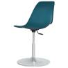 Swivel Dining Chairs 4 pcs Turquoise PP - Stylish & Comfort