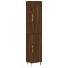 Highboard Brown Oak 34.5x34x180 cm - Stylish Storage Solution