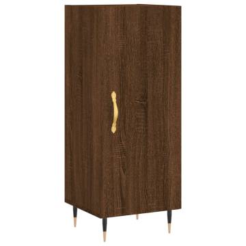 Highboard Brown Oak 34.5x34x180 cm - Stylish Storage Solution