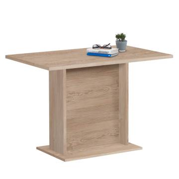 FMD 110cm Oak Dining Table - Contemporary Design