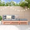 3 Piece Garden Lounge Set Solid Wood Douglas Colour natural douglas Quantity in Package 1 Model corner + middle + footrest 