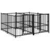 Durable Outdoor Dog Kennel Steel 3.75 m² - Secure & Comfortable