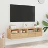 Sonoma Oak TV Wall Cabinets - 2 pcs - Modern & Space-Saving