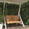 Swing Bench Solid Teak Wood 114x60x64 cm - Durable & Stylish