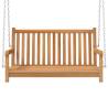 Swing Bench Solid Teak Wood 114x60x64 cm - Durable & Stylish