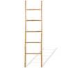 Bamboo Towel Ladder - 5 Rungs, 150 cm | Stylish & Functional