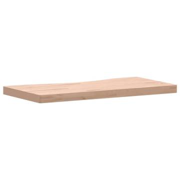 Solid Wood Beech Desk Top 80x(36-40)x4 cm - HipoMarket