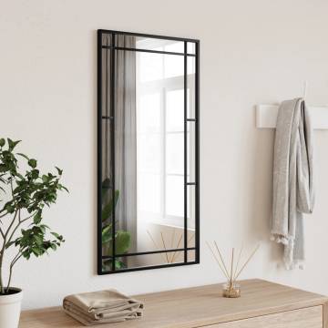 Wall Mirror Black 40x80 cm - Stylish & Durable | Hipo Market