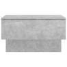 Wall-mounted Bedside Cabinet in Concrete Grey - Space Savvy Design