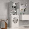 Washing Machine Cabinet Concrete Grey - 64x25.5x190 cm