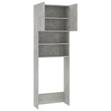 Washing Machine Cabinet Concrete Grey - 64x25.5x190 cm