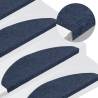 Stair Mats Self-adhesive 15 pcs 65x22.5x3.5 cm Blue Colour blue Size 65 x 22.5 x 3.5 cm Quantity in Package 15 