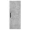 Stylish Highboard Concrete Grey - 34.5x34x180 cm