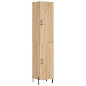 Stylish Highboard Sonoma Oak | Durable Engineered Wood Storage