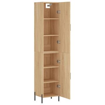 Stylish Highboard Sonoma Oak | Durable Engineered Wood Storage