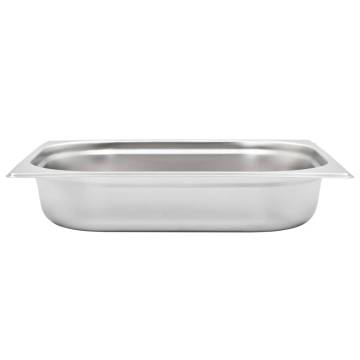 Stainless Steel Gastronorm Containers 4 pcs GN 1/2 - 65mm