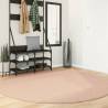 Rug HUARTE Short Pile Soft and Washable Blush Ø 200 cm Colour blush Size Ø 200 cm 