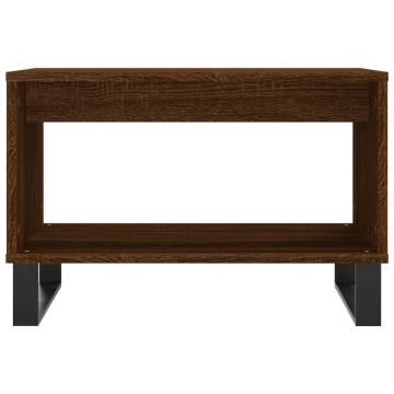 Elegant Brown Oak Coffee Table - 60x50x40 cm | Hipomarket