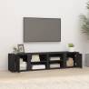 Stylish Black TV Cabinets - Set of 2 | 80x31.5x36 cm