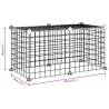 8-Panel Pet Cage Black - Durable Steel for Safe Play & Rest