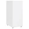 Mobile File Cabinet White 28x41x69 cm - Durable Storage