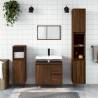 Bathroom Cabinet Brown Oak 30x30x190 cm Engineered Wood Colour brown oak Quantity in Package 1 Number of 