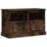 Stylish Smoked Oak TV Cabinet - 80x35x50 cm | Hipo Market