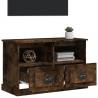 Stylish Smoked Oak TV Cabinet - 80x35x50 cm | Hipo Market