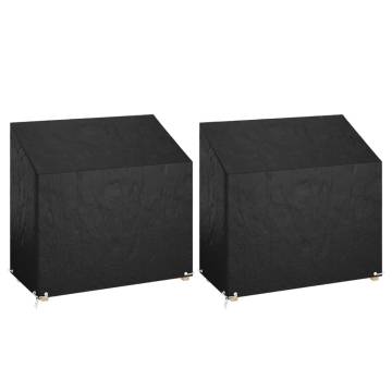 Durable Garden Bench Covers - 2 pcs, 130x70x70/88 cm