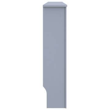 Stylish Anthracite Radiator Cover - 172x19x81.5 cm MDF