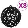 100 Piece Black Christmas Ball Set - Perfect Festive Decor