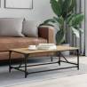 Stylish Sonoma Oak Coffee Table - 100x50x35 cm