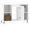 Stylish White Bathroom Cabinet - 80x33x60 cm